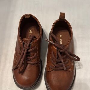 Carter's | Shoes | Carters Toddler Brown Lace Up Oxford Dress Shoes Size 6  | Poshmark